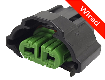 [PRCW2-0150-B] 2 Pins Female connector with 10 cm wires | PRCW2-0150-B