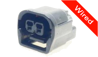 2 Pins Female connector with 10 cm wires | PRCW2-0152-B