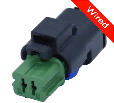 2 Pins Female connector with 10 cm wires | PRCW2-0153-B
