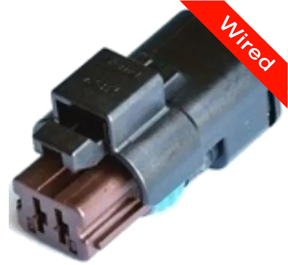2 Pins Female connector with 10 cm wires | PRCW2-0154-B