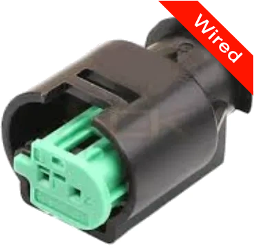 2 Pins Female connector with 10 cm wires | PRCW2-0161-B