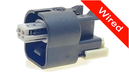 2 Pins Female connector with 10 cm wires | PRCW2-0162-B