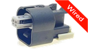 2 Pin Female connector with 10cm wires PRCW2-0162-B