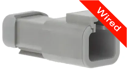 2 Pins Male connector with 10 cm wires | PRCW2-0165-A