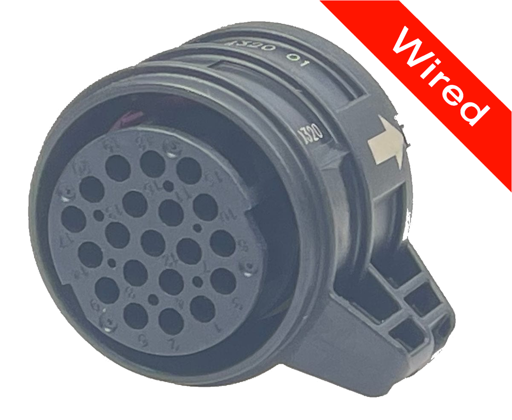 20 Pins Female connector with 10 cm wires | PRCW20-0003-B