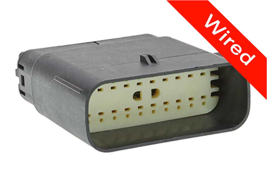 20 Pins Male connector with 10 cm wires | PRCW20-0004-A