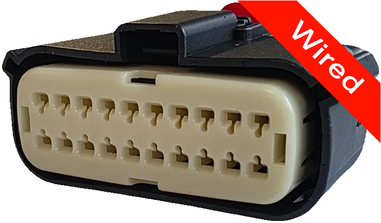 20 Pins Female connector with 10 cm wires | PRCW20-0006-B