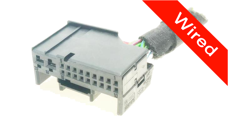 20 Pins Female connector with 10 cm wires | PRCW20-0010-B
