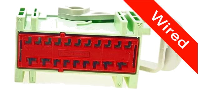 20 Pins Female connector with 10 cm wires | PRCW20-0012-B