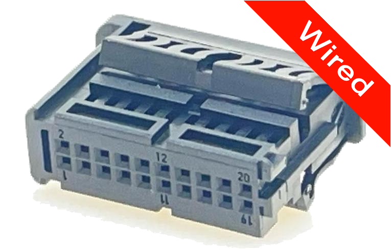 [PRCW20-0013-B] 20 Pin Female connector with 10cm wires PRCW20-0013-B