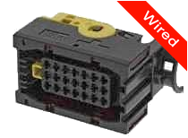 21 Pins Female connector with 10 cm wires | PRCW21-0002-B