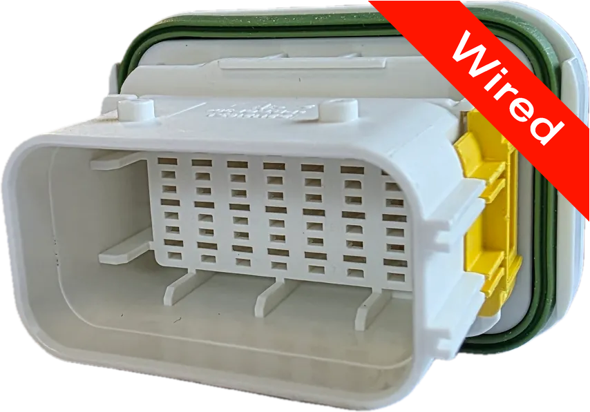 21 Pins Male connector with 10 cm wires | PRCW21-0003-A