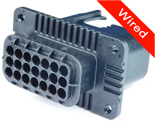 21 Pins Male connector with 10 cm wires | PRCW21-0004-A