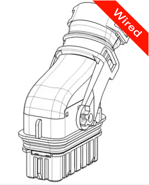 21 Pins Female connector with 10 cm wires | PRCW21-0004-B