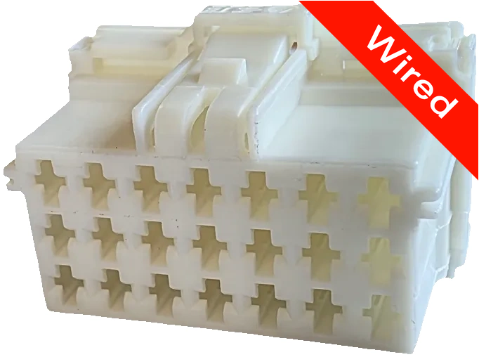 21 Pins Female connector with 10 cm wires | PRCW21-0006-B