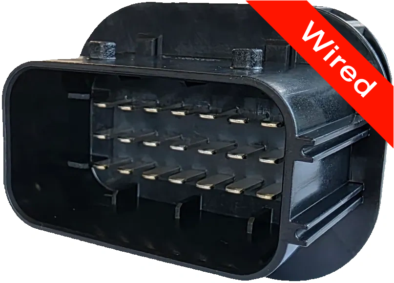 21 Pins Male connector with 10 cm wires | PRCW21-0007-A