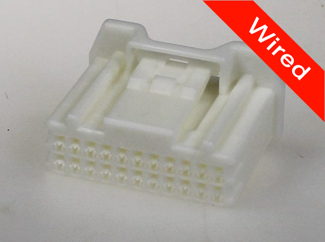 22 Pins Female connector with 10 cm wires | PRCW22-0001-B