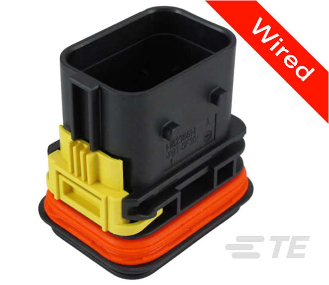 22 Pins Male connector with 10 cm wires | PRCW22-0002-A