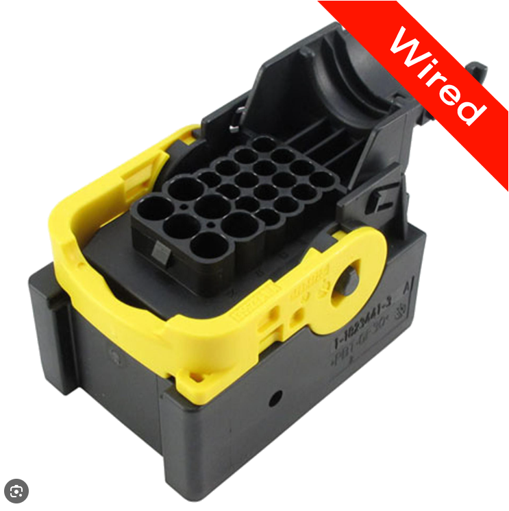 22 Pins Female connector with 10 cm wires | PRCW22-0002-B
