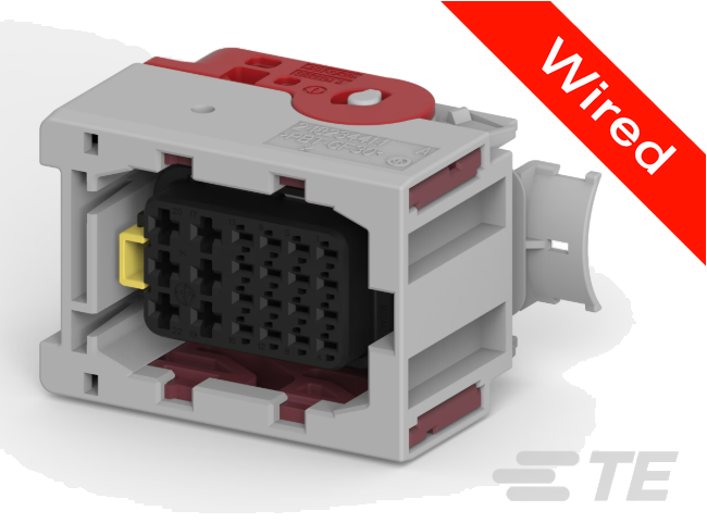 22 Pins Female connector with 10 cm wires | PRCW22-0003-B