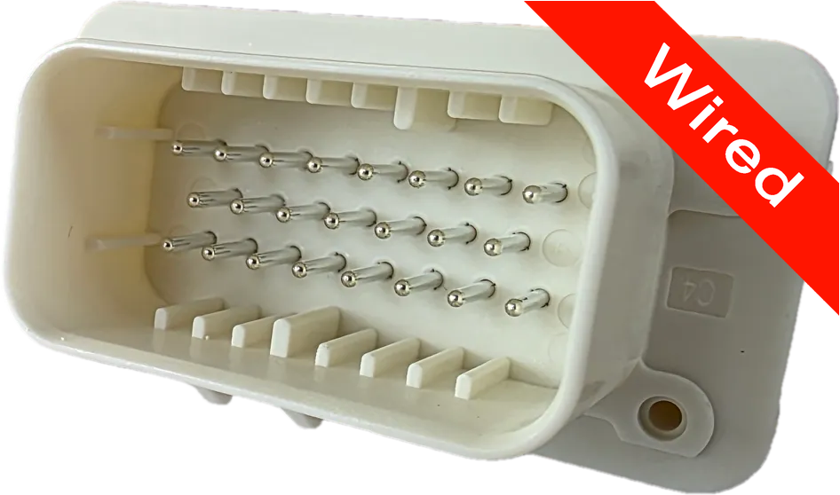 23 Pins Male connector with 10 cm wires | PRCW23-0006-A