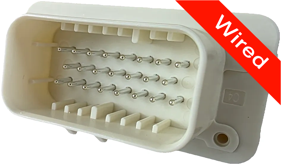 23 Pins Male connector with 10 cm wires | PRCW23-0006-A