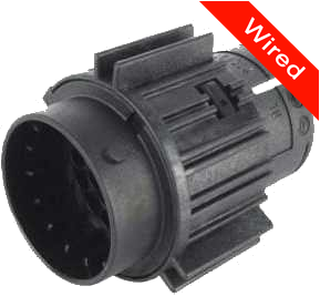 24 Pins Female connector with 10 cm wires | PRCW24-0001-B