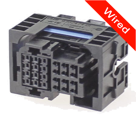 24 Pins Female connector with 10 cm wires | PRCW24-0002-B