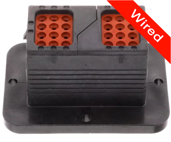 24 Pins Male connector with 10 cm wires | PRCW24-0003-A