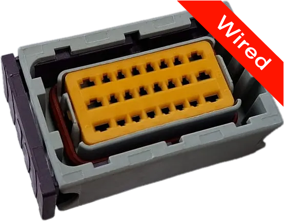 [PRCW24-0005-B] 24 Pins Female connector with 10 cm wires | PRCW24-0005-B