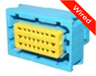 24 Pins Female connector with 10 cm wires | PRCW24-0007-B