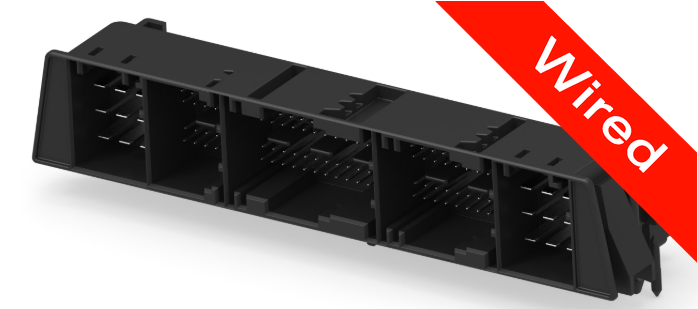 [PRCW24-0011-A] 24 Pin Male connector with 10cm wires PRCW24-0011-A