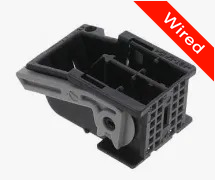 24 Pins Female connector with 10 cm wires | PRCW24-0011-B