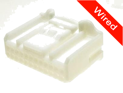 24 Pins Female connector with 10 cm wires | PRCW24-0013-B