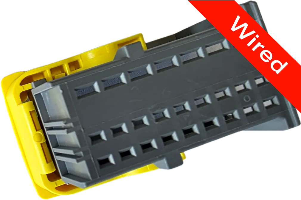 25 Pins Female connector with 10 cm wires | PRCW25-0002-B