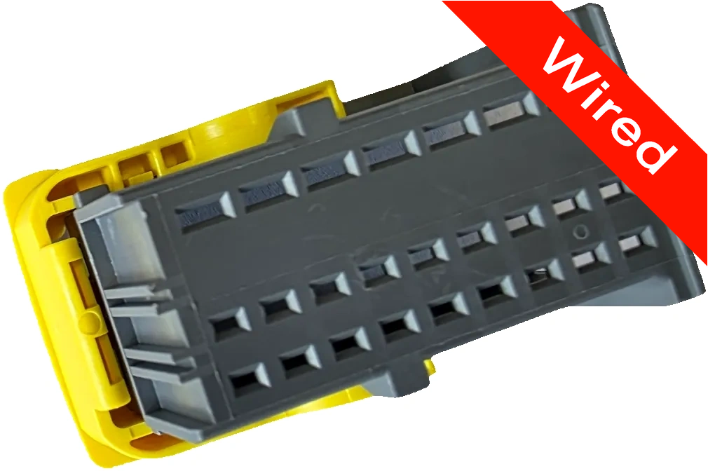 25 Pins Female connector with 10 cm wires | PRCW25-0002-B