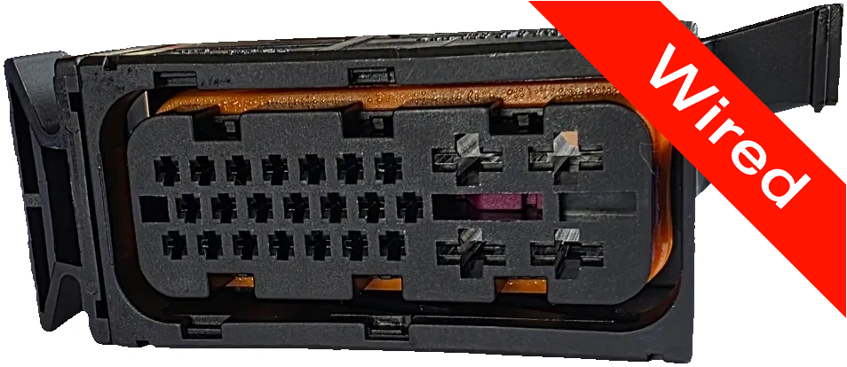 25 Pins Female connector with 10 cm wires | PRCW25-0004-B