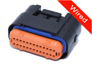 26 Pins Female connector with 10 cm wires | PRCW26-0001-B