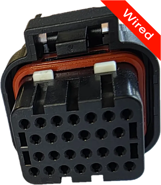 26 Pins Female connector with 10 cm wires | PRCW26-0008-B