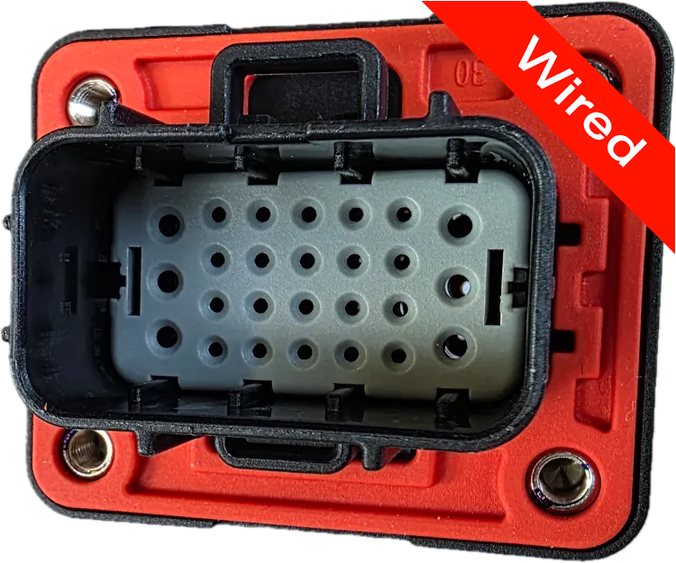 26 Pins Male connector with 10 cm wires | PRCW26-0011-A