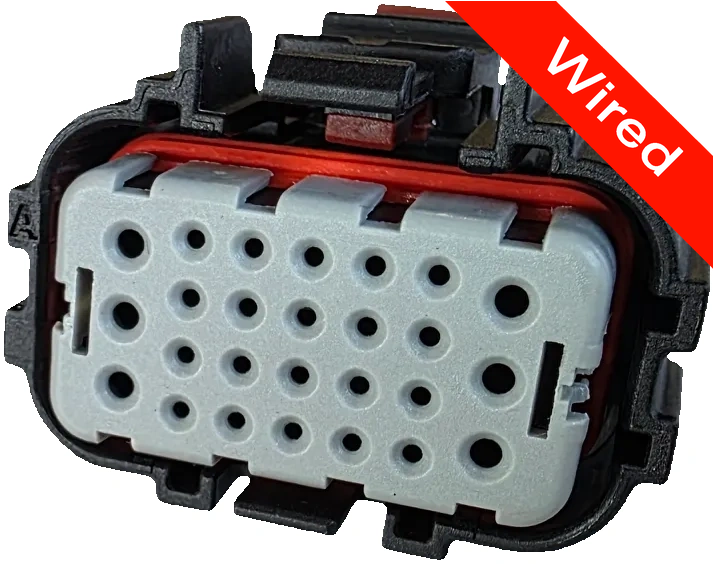 [PRCW26-0011-B] 26 Pins Female connector with 10 cm wires | PRCW26-0011-B