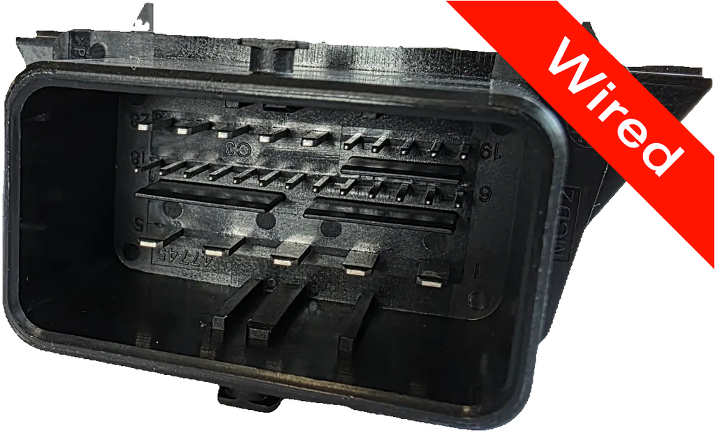 28 Pins Male connector with 10 cm wires | PRCW28-0003-A