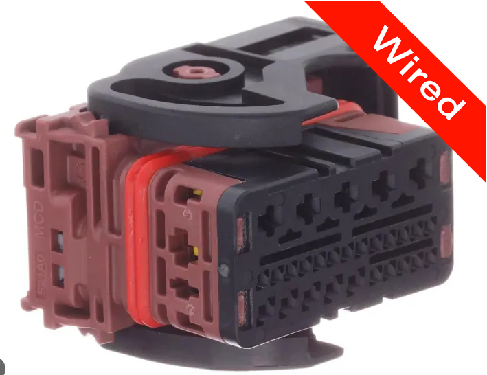 28 Pins Female connector with 10 cm wires | PRCW28-0003-B