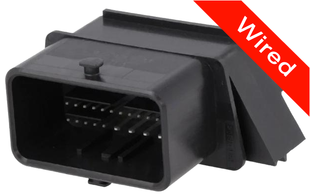 28 Pins Male connector with 10 cm wires | PRCW28-0004-A
