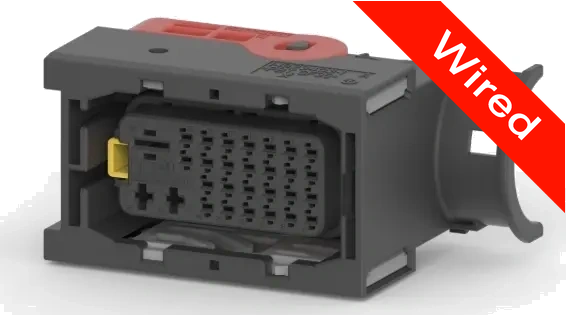 29 Pins Female connector with 10 cm wires | PRCW29-0002-B
