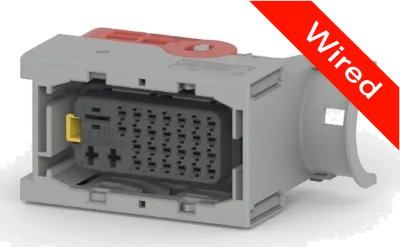29 Pins Female connector with 10 cm wires | PRCW29-0003-B
