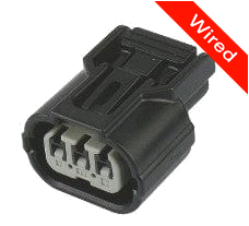 3 Pins Female connector with 10 cm wires | PRCW3-0003-B
