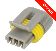 [PRCW3-0005-B] 3 Pins Female connector with 10 cm wires | PRCW3-0005-B
