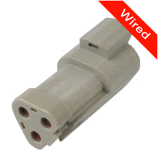 [PRCW3-0007-A] 3 Pin Male connector with 10cm wires PRCW3-0007-A