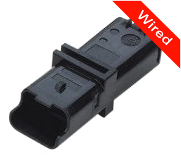 3 Pin Male connector with 10cm wires PRCW3-0012-A